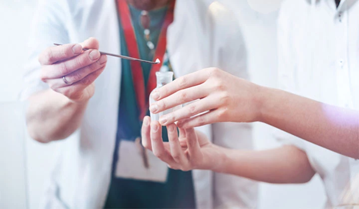 Forscher Forschung bei Ladival