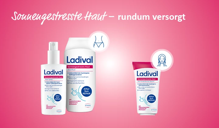 Produkt-Palette Ladival Sonnengestresste Haut Produkt-Palette Ladival Sonnengestresste Haut