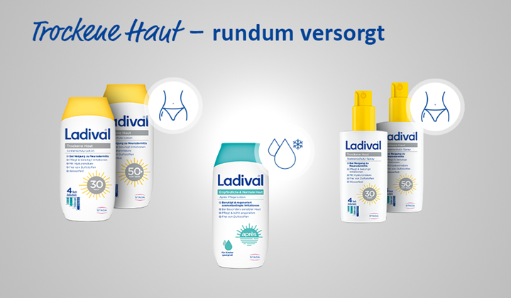 Produkt-Palette Ladival Trockene Haut Produkt-Palette Ladival Trockene Haut